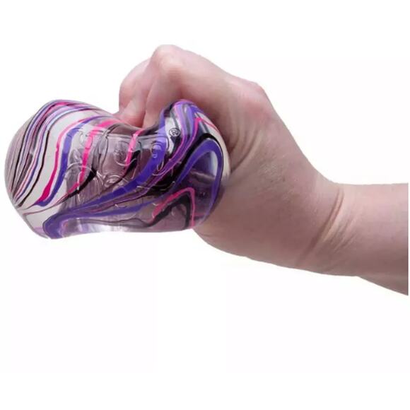 🔥Nee Doh Nice Berg XL Giant Squishy Swirl Cube Pink Black & Purple BNWT🔥 - Picture 3 of 3